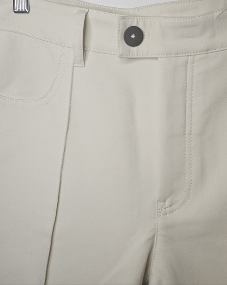 NWT Massimo Dutti Cream Pin Tuck Pants Size 4 - Picture 3 of 12